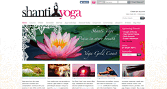 Desktop Screenshot of goldcoastshantiyoga.com
